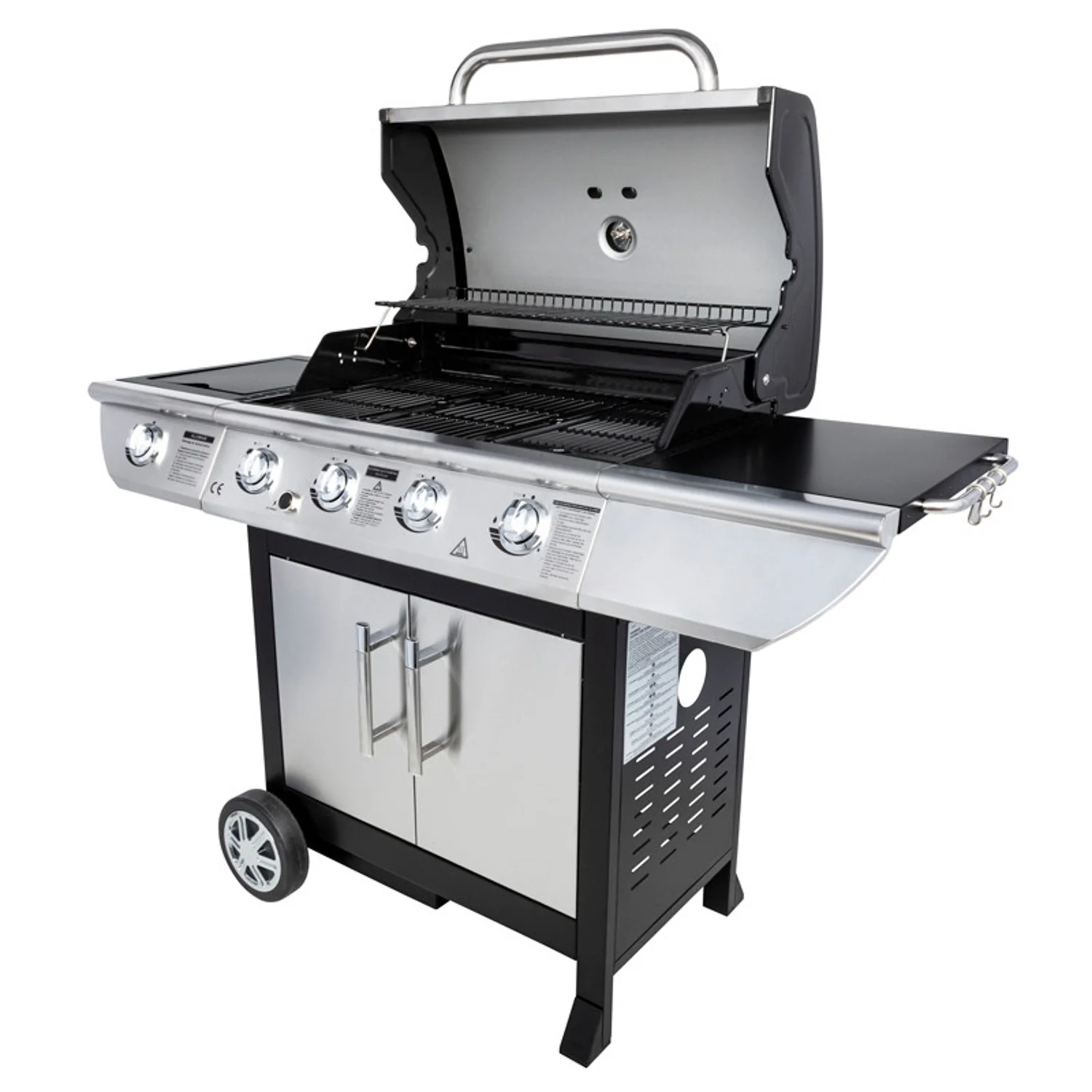 BRISBANE gas barbecue - 4 14kW burners + Somagic stove - - Image 2