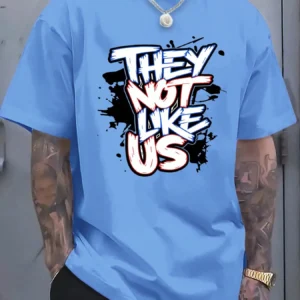 Men's Fashionable Summer Patterned Short-Sleeve T-Shirt, Cool And Stylish, With Unique Printed Designs. Suitable For Various Occasions, With A Wide Range Of Colors And Styles