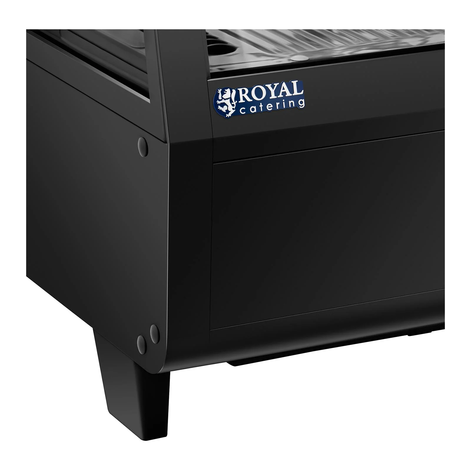 Refrigerated display case 100 liters 3 levels plastic black tempered glass 14_0005388 - - Image 3
