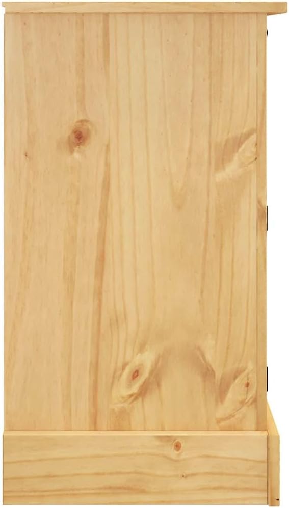 vidaXL Buffet Corona Marron 112x44x78 cm Bois Massif pin Mexicain, Meuble de Rangement, Meuble de Rangement de Cuisine, Meuble de Rangement de Salon - Image 6