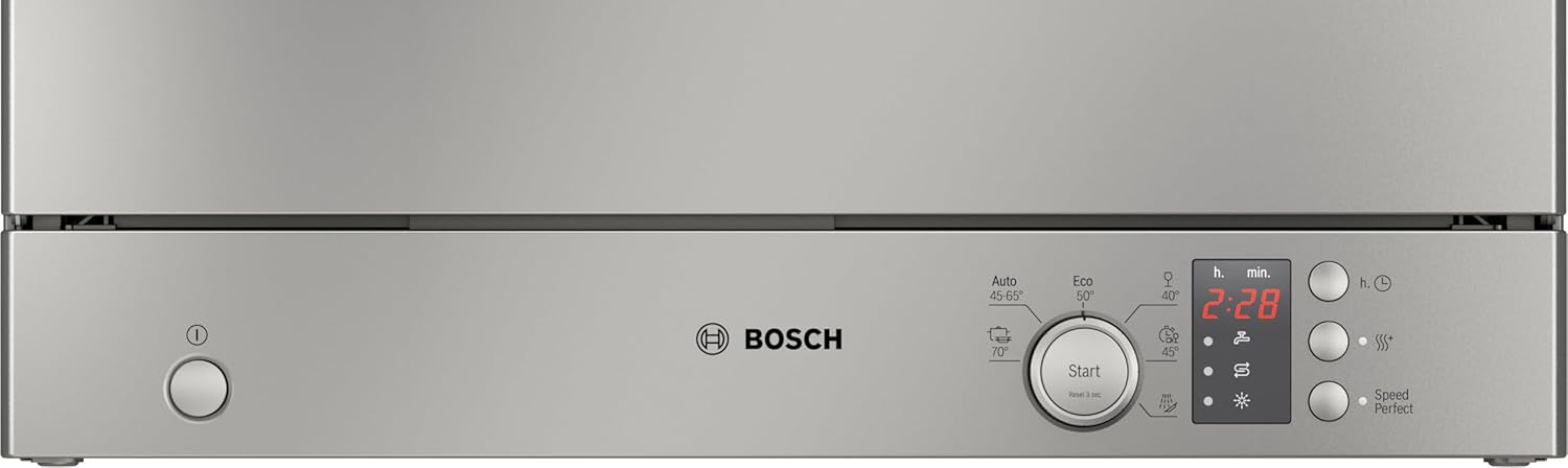 Bosch SKS2ITI00E, Series 2, Compact dishwasher 55cm, Freestanding, Silver - Image 2