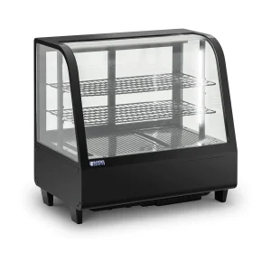 Refrigerated display case 100 liters 3 levels plastic black tempered glass 14_0005388 -