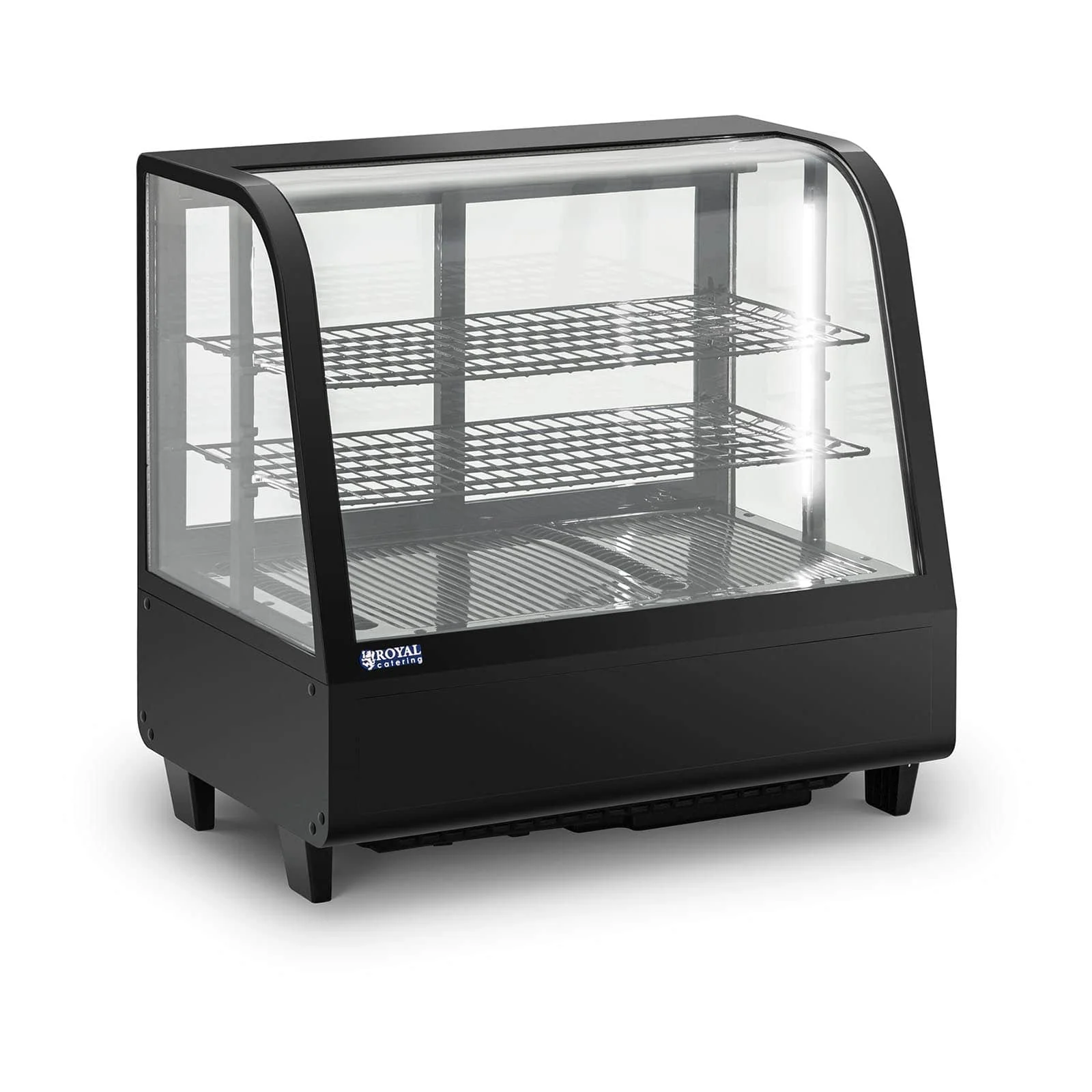 Refrigerated display case 100 liters 3 levels plastic black tempered glass 14_0005388 -