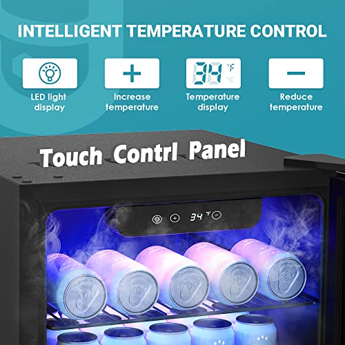 Frigorifero per bevande,mini frigo da 126 lattine con porta in vetro - - Image 5