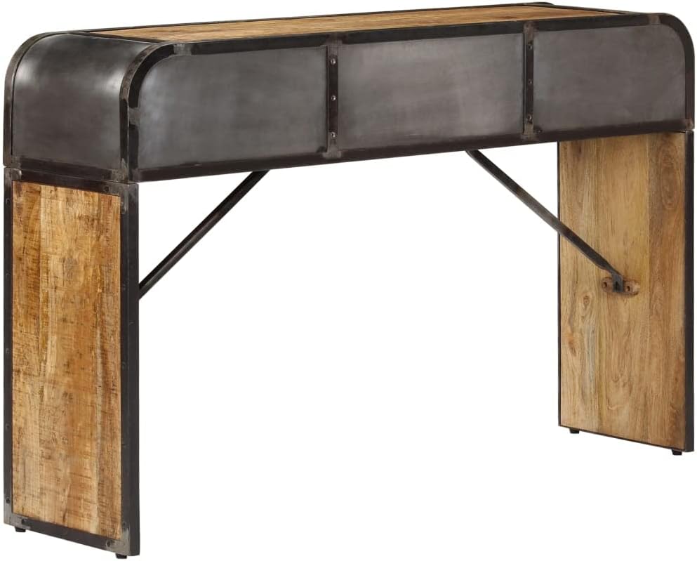vidaXL Buffet Bahut Armoire Commode Meuble de Rangement Bois Manguier Massif - Image 4