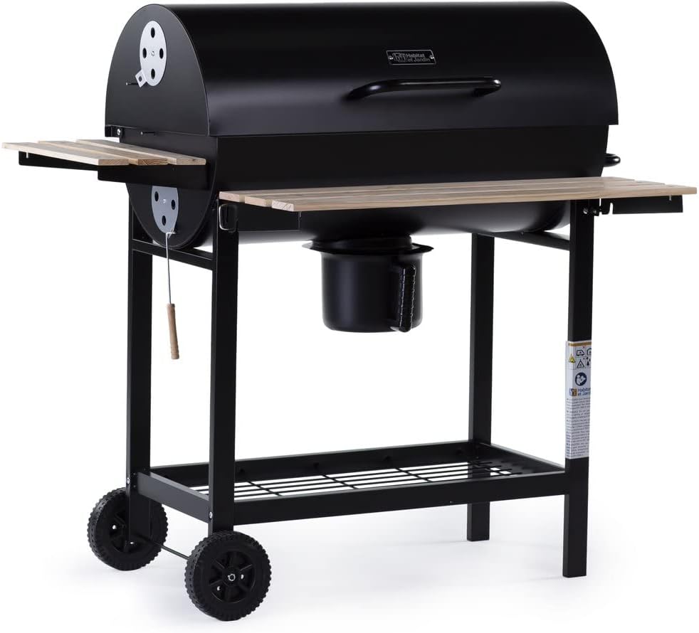 "King" charcoal barbecue - 95 x 63 x 105 cm - Black