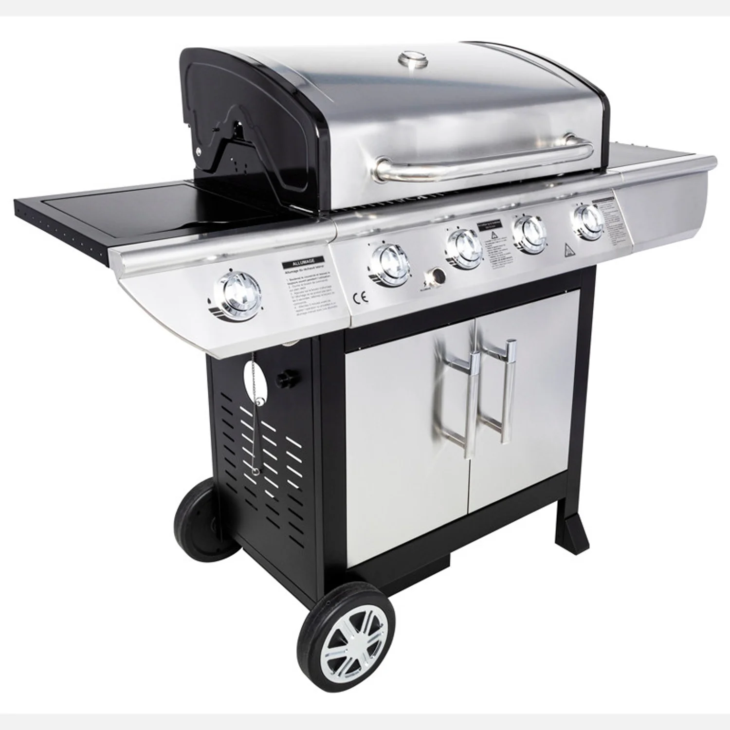 BRISBANE gas barbecue - 4 14kW burners + Somagic stove - - Image 3