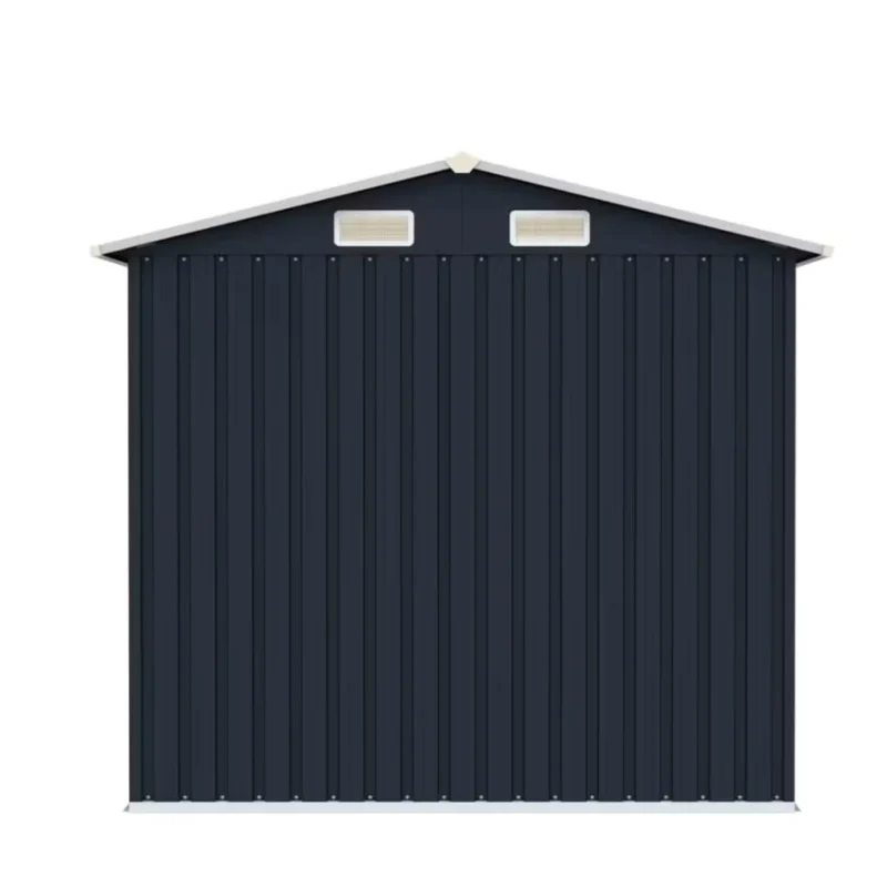Abris de Jardin Gris Mtal 205 x 183 x 129 cm - - Image 4