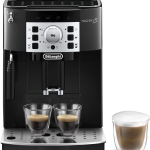 De'Longhi Magnifica S Bean Coffee Machine ECAM22.110.B, Espresso and Cappuccino Machine, 1.8L, Black [Amazon Exclusive]