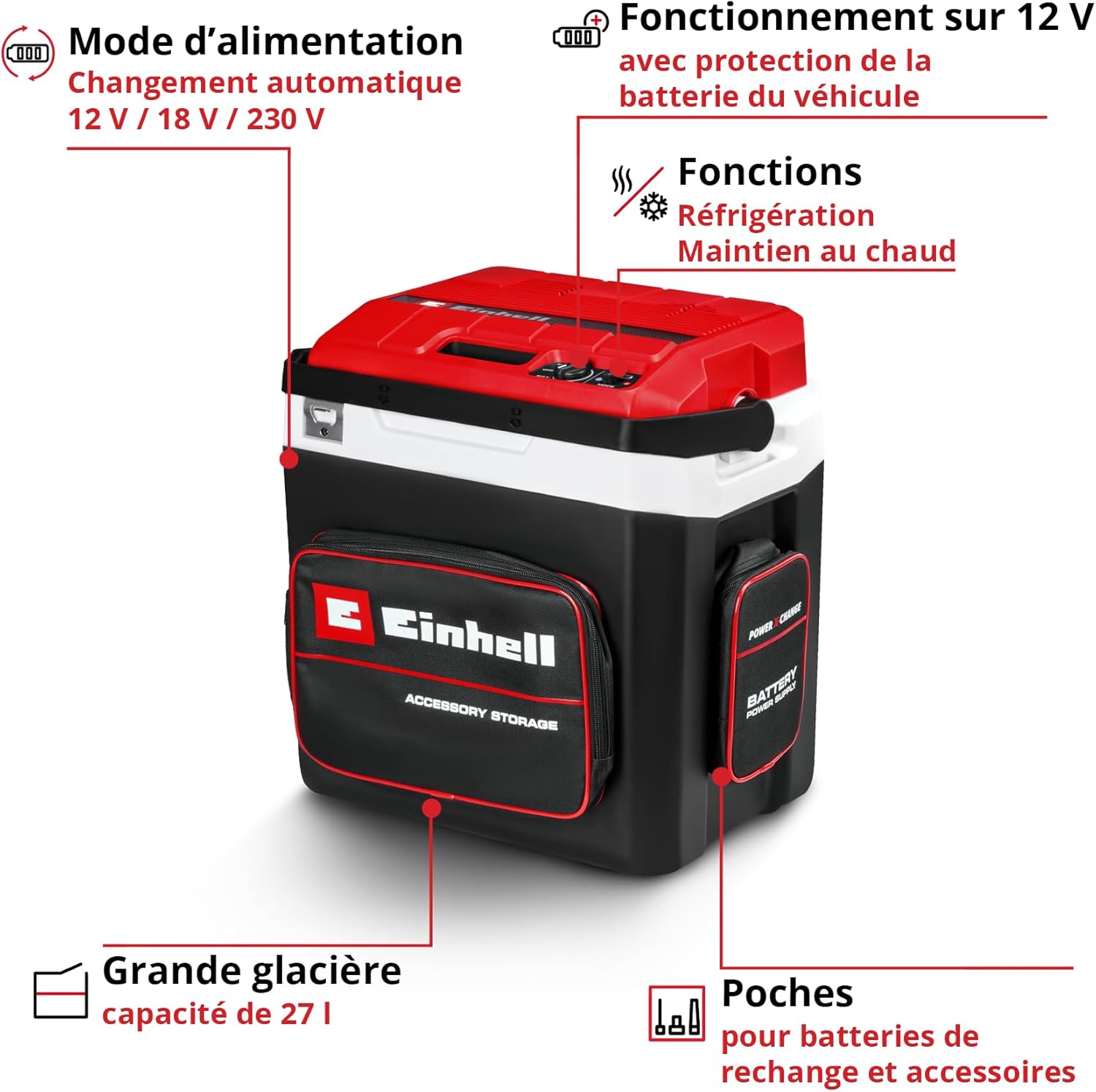 Einhell Portable Cordless Cooler TE-COL 18/27 Li-Solo Power - Image 3
