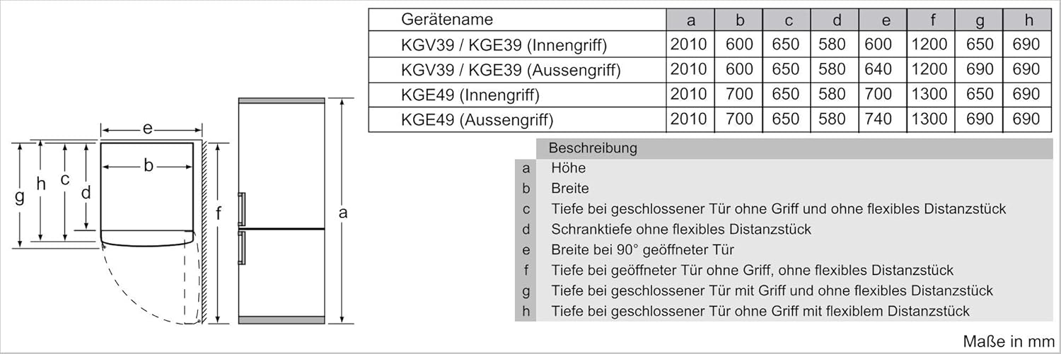 Bosch KGE398IBP - Series 6, Freestanding combined refrigerator, 201 x 60 cm, Anti-fingerprint stainless steel - Image 6