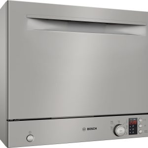 Bosch SKS2ITI00E, Series 2, Compact dishwasher 55cm, Freestanding, Silver