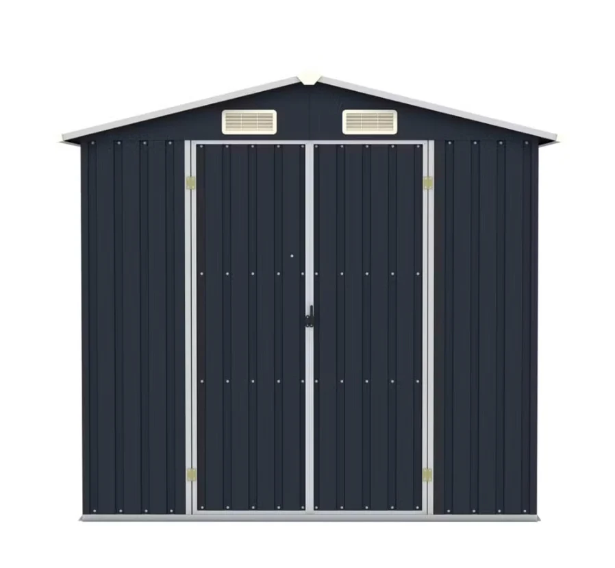 Abris de Jardin Gris Mtal 205 x 183 x 129 cm - - Image 6