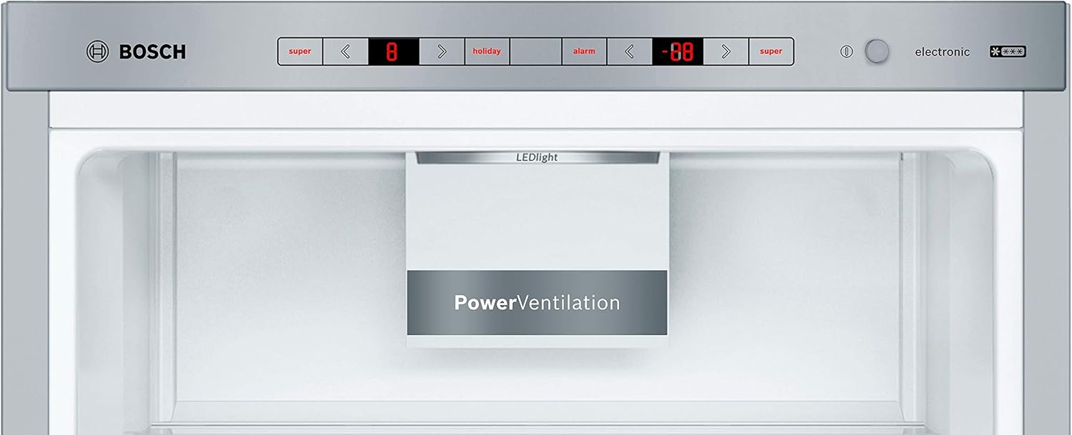 Bosch KGE398IBP - Series 6, Freestanding combined refrigerator, 201 x 60 cm, Anti-fingerprint stainless steel - Image 5