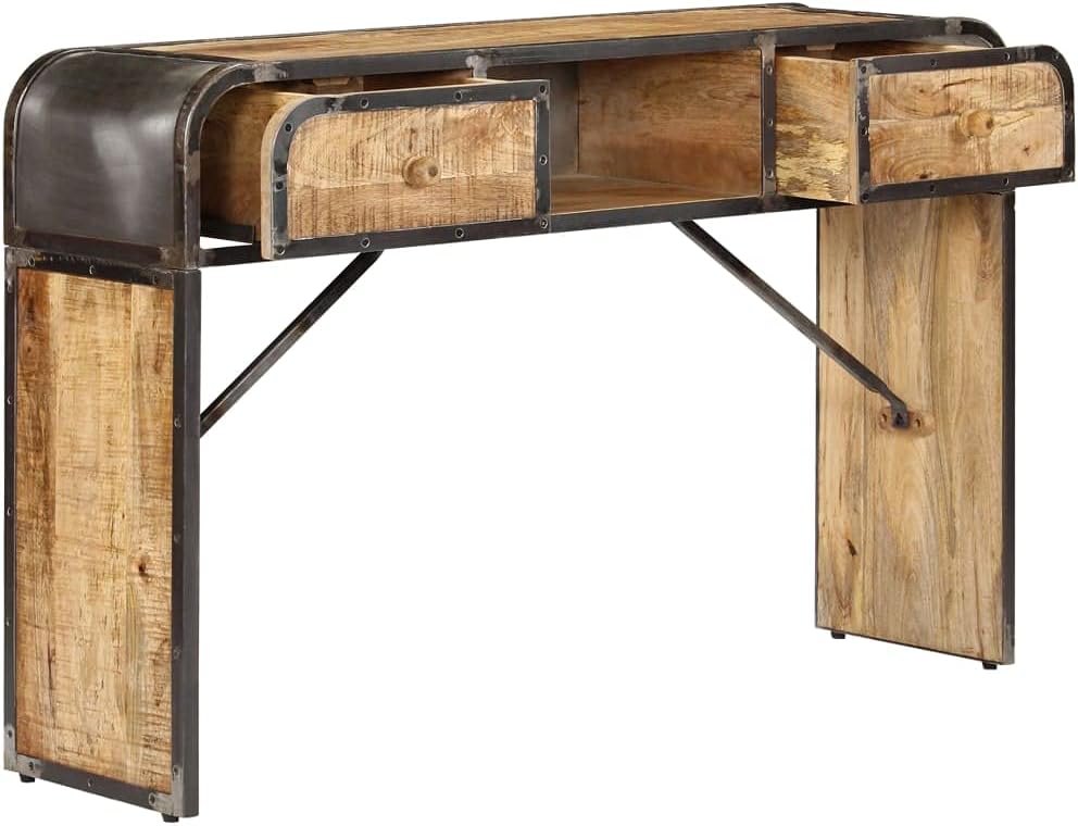 vidaXL Buffet Bahut Armoire Commode Meuble de Rangement Bois Manguier Massif - Image 5
