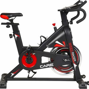 CARE FITNESS - BIKING BIKE - Speed ​​racer - exercise bike with LCD screen-Inertia mass 22kg-Adjustable handlebars and saddle