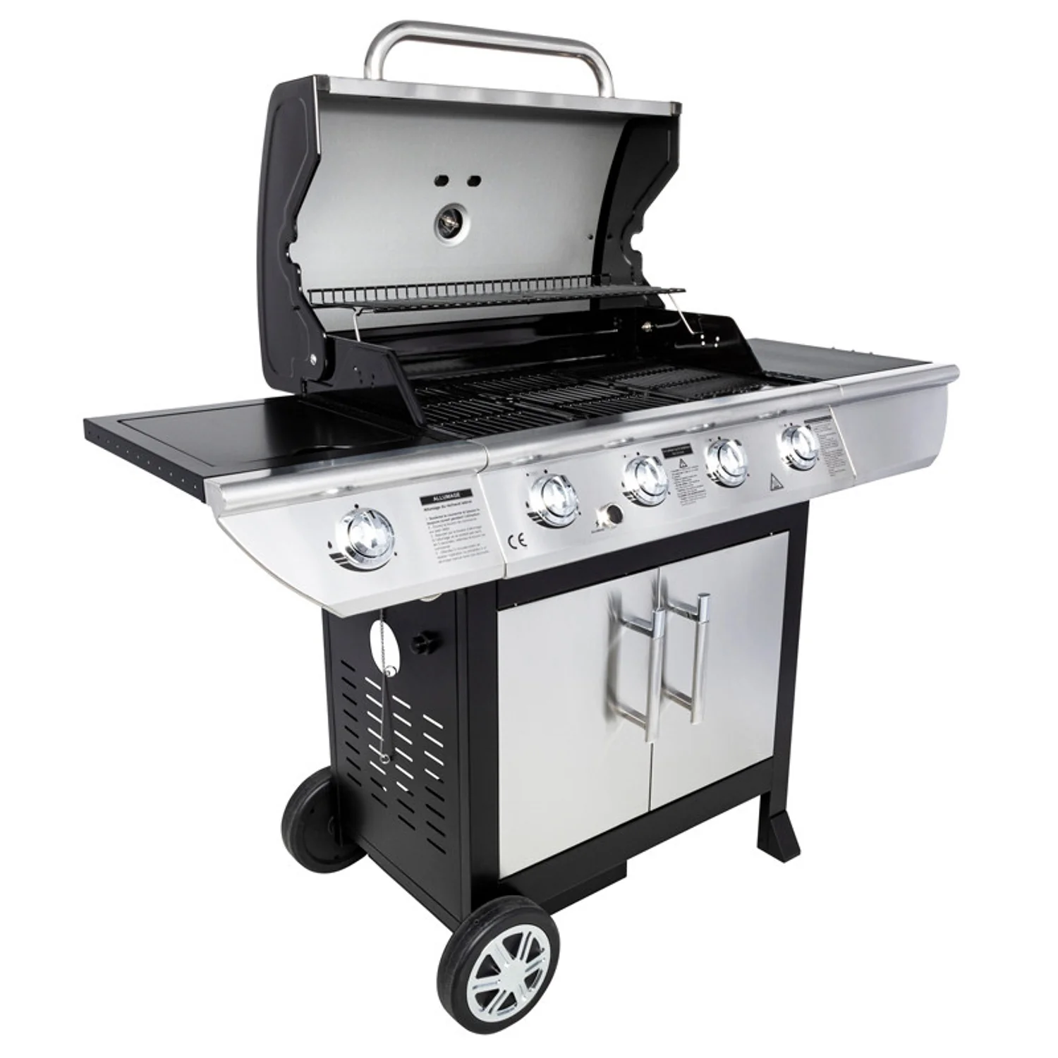 BRISBANE gas barbecue - 4 14kW burners + Somagic stove - - Image 4