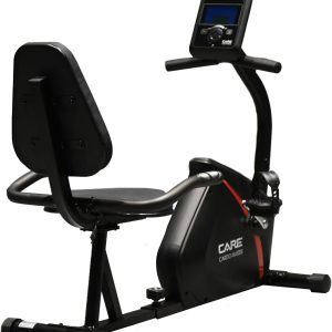 CARE FITNESS - Exercise Bike - Connected Cardio Master - Adjustable & Comfortable - Strapped Pedals - Magnetic Resistance - 21 Programs