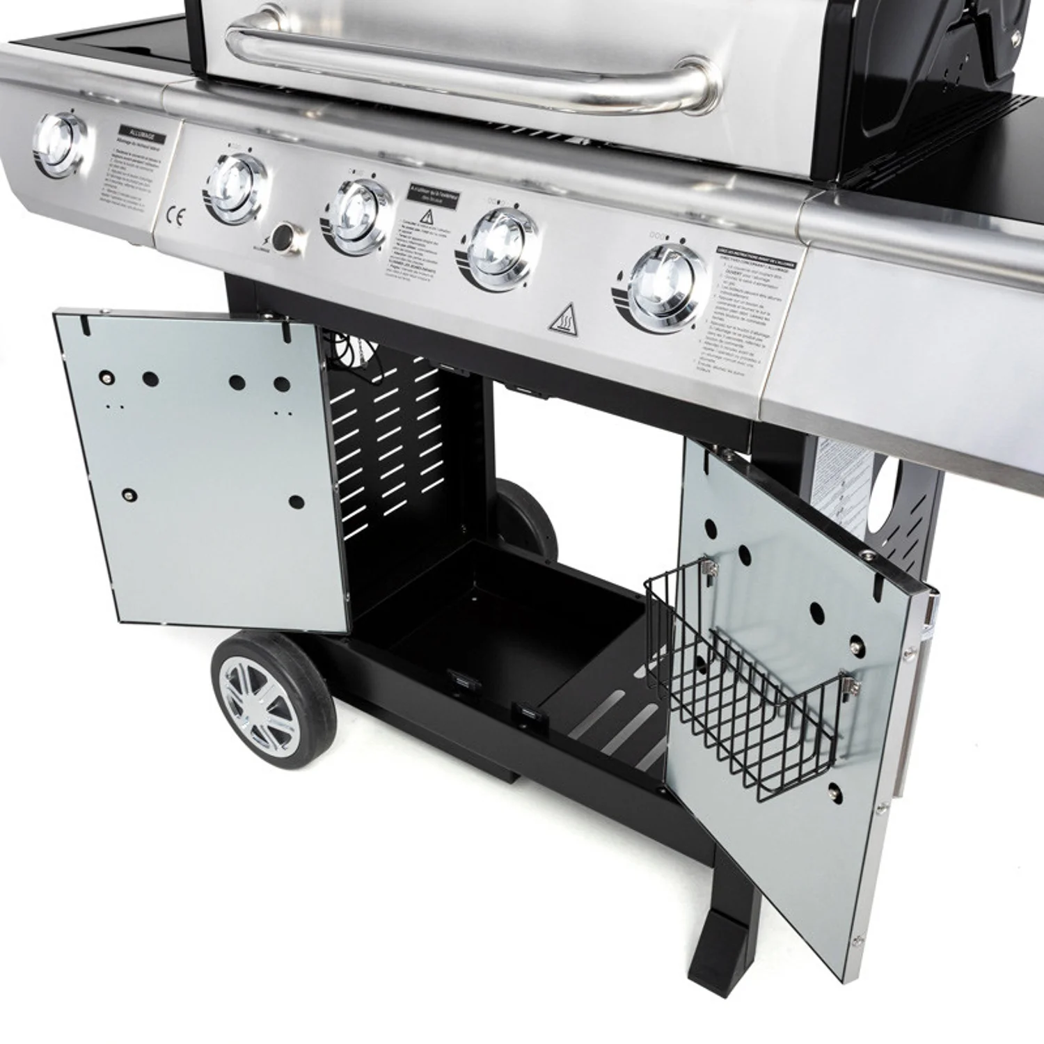 BRISBANE gas barbecue - 4 14kW burners + Somagic stove - - Image 6